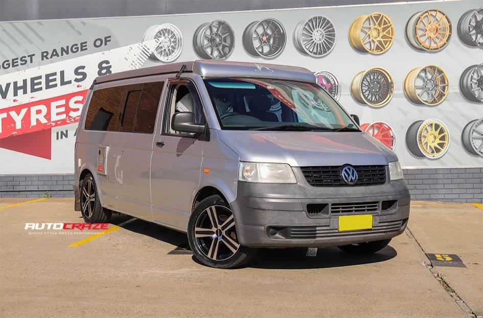 VOLKSWAGEN TRANSPORTER LIBERATOR GLOSS BLACK MACHINED FACE